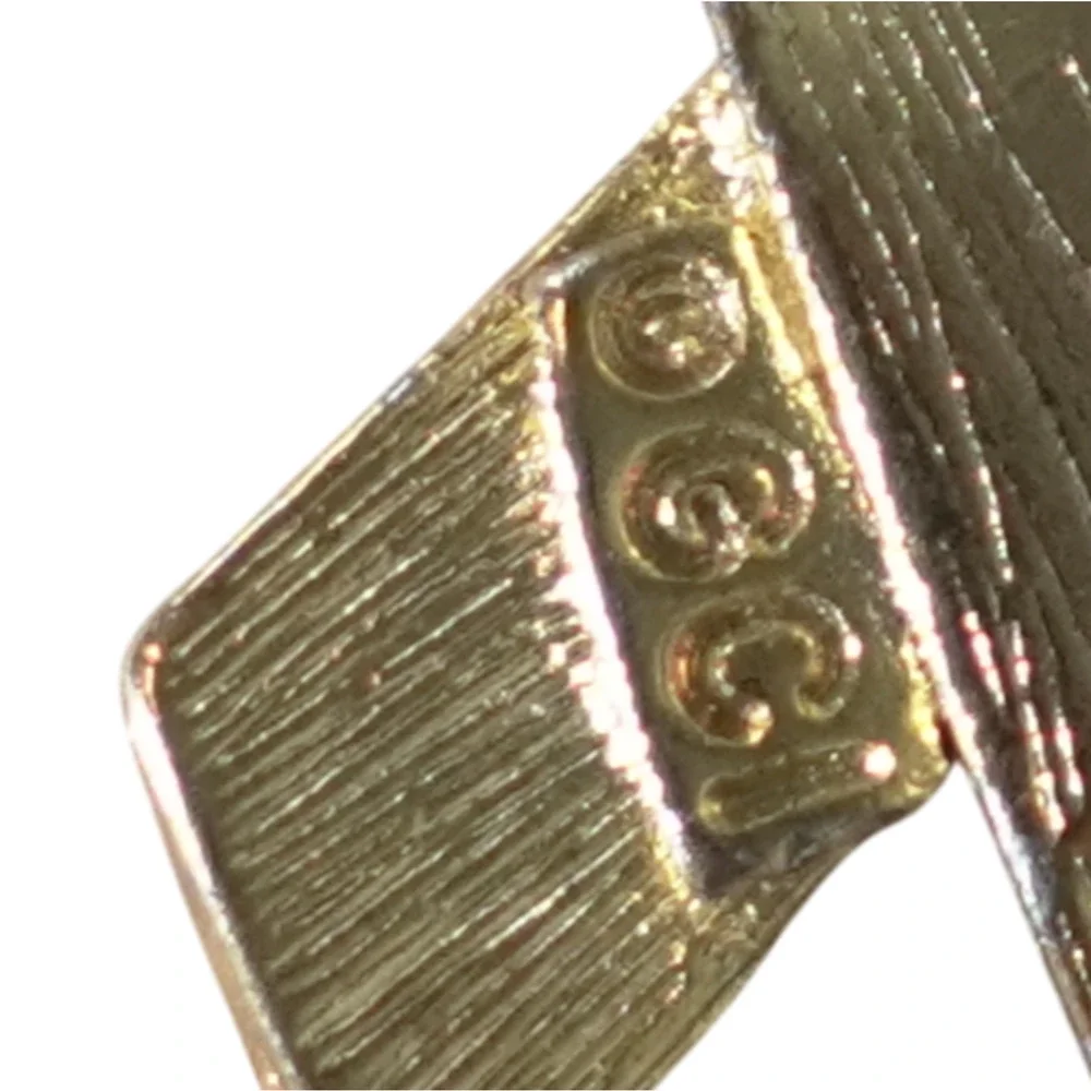 Vintage 1991 USA Flag Ribbon Lapel Pin Red White Blue Gold Tone 1